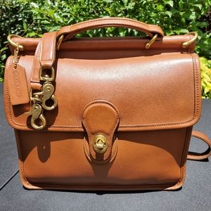 Vintage Coach Willis Bag British Tan EUC  9927